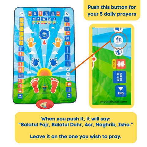 ʜᴏᴍᴇ ᴢᴇɴɪᴛʜ Souk Saudia™Kids Prayer Mat