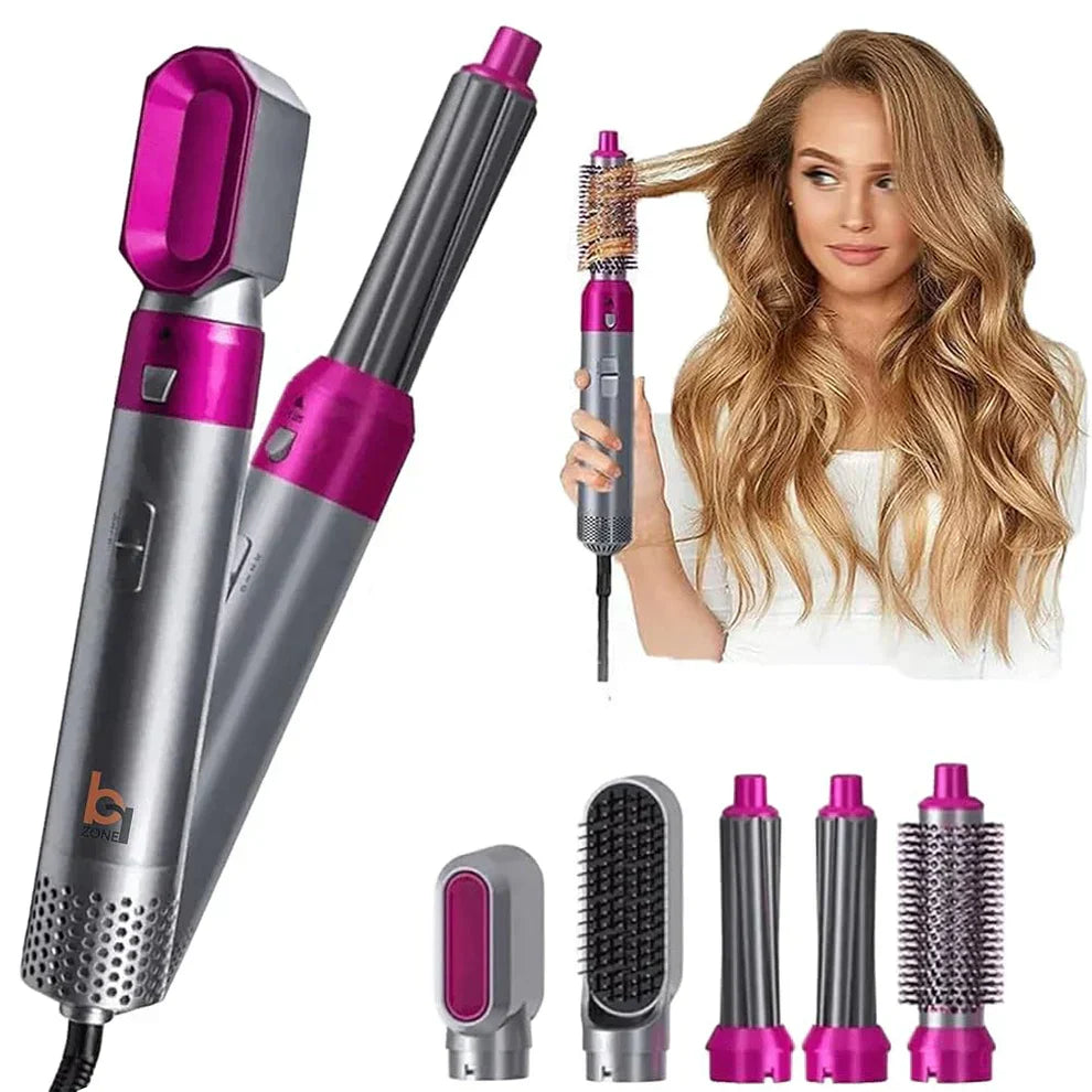 ʜᴏᴍᴇ ᴢᴇɴɪᴛʜ™ Hot Hair Brush 5 in 1 – فرشاة الشعر الساخنة 5 في 1