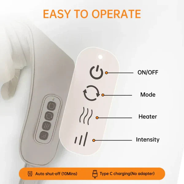 ʜᴏᴍᴇ ᴢᴇɴɪᴛʜ™™ Kneading Massager (Shoulder and Neck) – مدلك عجن للكتف والرقبة