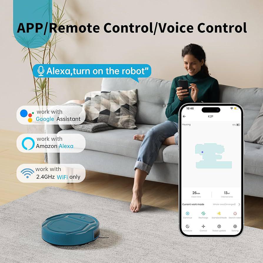 ʜᴏᴍᴇ ᴢᴇɴɪᴛʜ™Smart Robotic Vacuum Cleaner | المكنسة الذكية الروبوتية