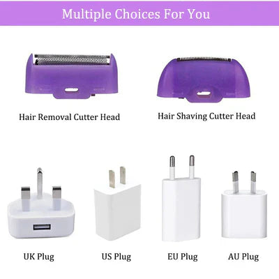 ʜᴏᴍᴇ ᴢᴇɴɪᴛʜ™Purple Epilator – آلة إزالة الشعر البنفسجية