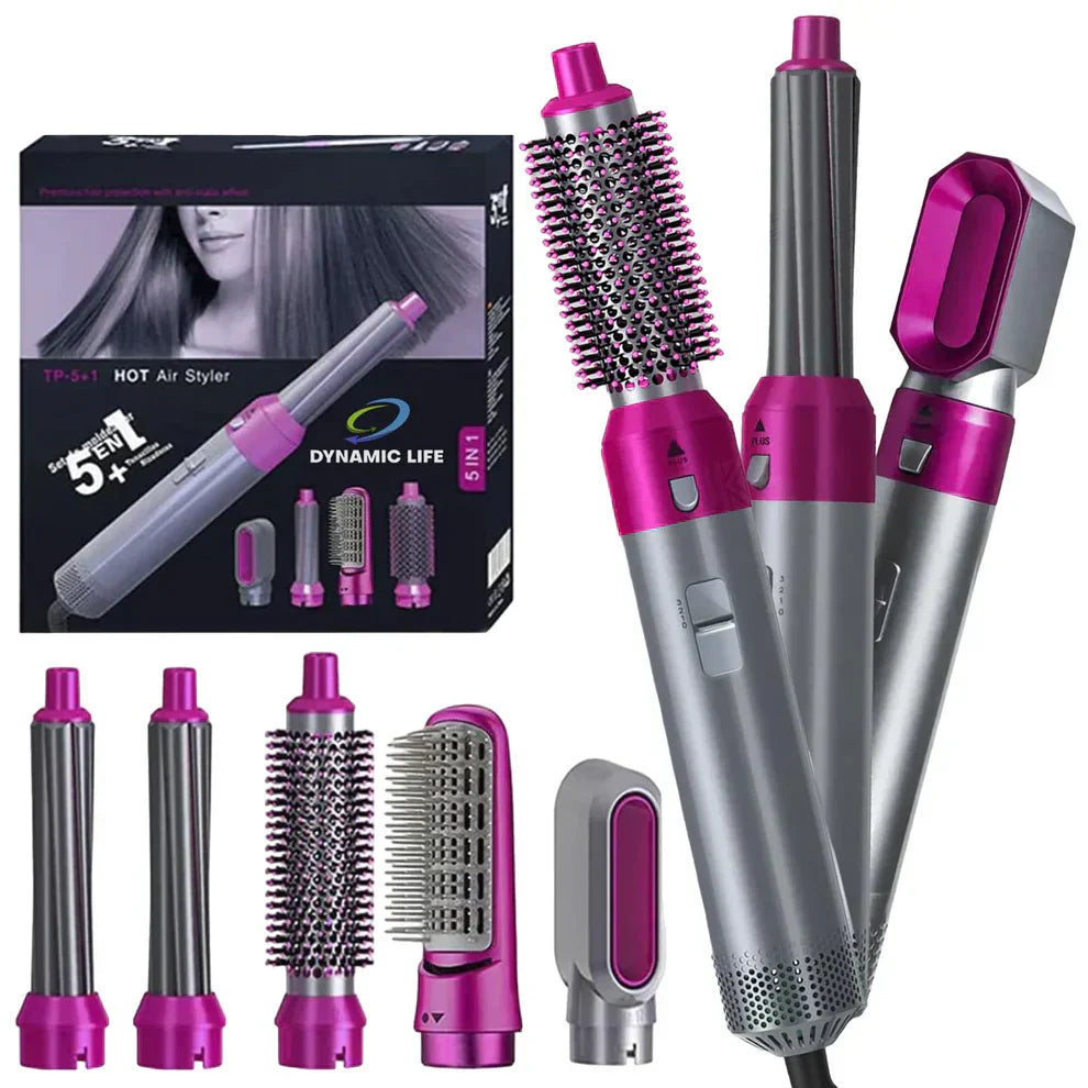 ʜᴏᴍᴇ ᴢᴇɴɪᴛʜ™ Hot Hair Brush 5 in 1 – فرشاة الشعر الساخنة 5 في 1