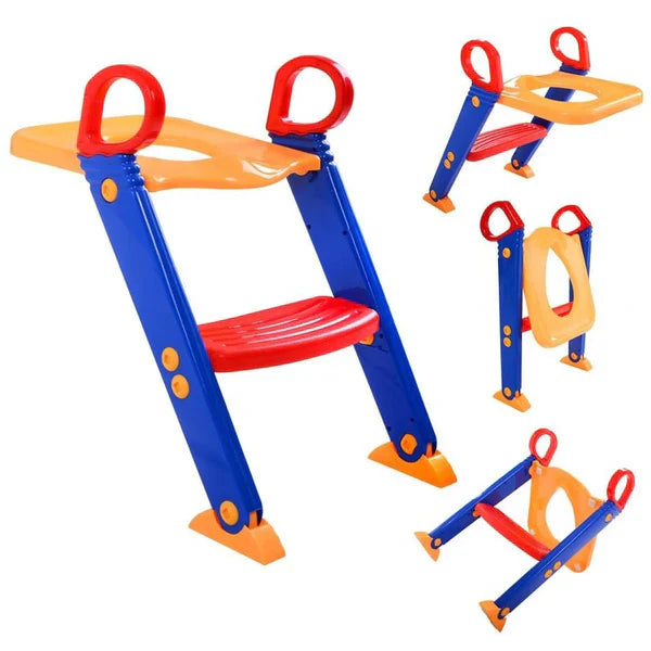 ʜᴏᴍᴇ ᴢᴇɴɪᴛʜ™ Kid's Ladder Toilet Trainer – مدرب المرحاض للأطفال مع سلم