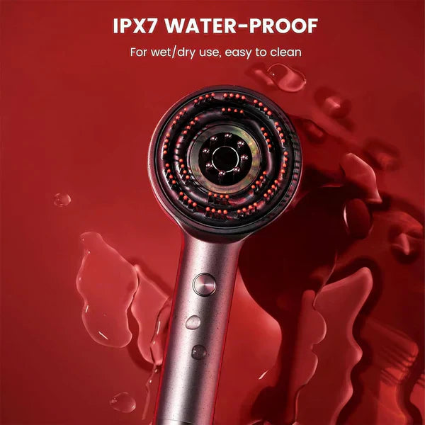 ʜᴏᴍᴇ ᴢᴇɴɪᴛʜ™ Scalp Massager Brush (Red) – فرشاة تدليك فروة الرأس (حمراء)